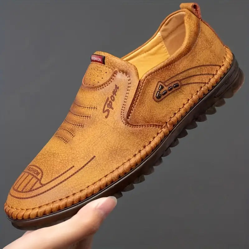 ๐ 2025 Men's Fashion Leather Toad Shoes โ Drive in Style, Walk in Confidence! ๐