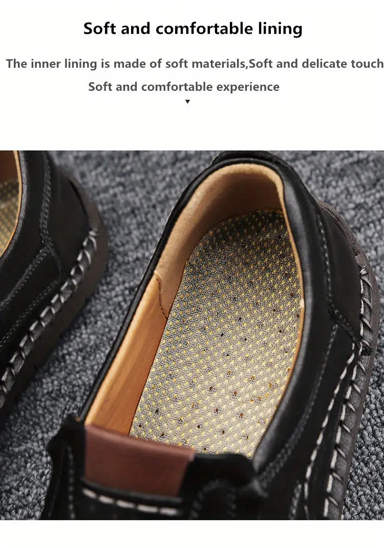 π₯Ώ Hand-Stitched Men's Outdoor Casual Slip-On Loafers π₯Ώ | Knight Walkers