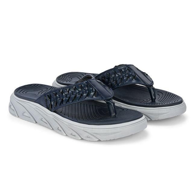 Men's Faux Leather Casual Slippers