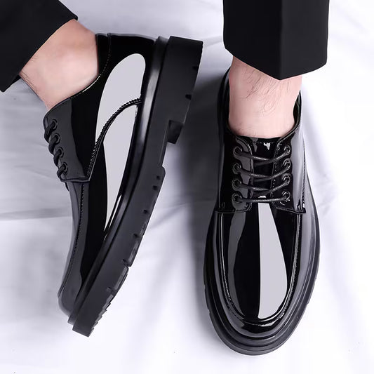 👞 Knight Walkers Patent Luxe Derby Shoes