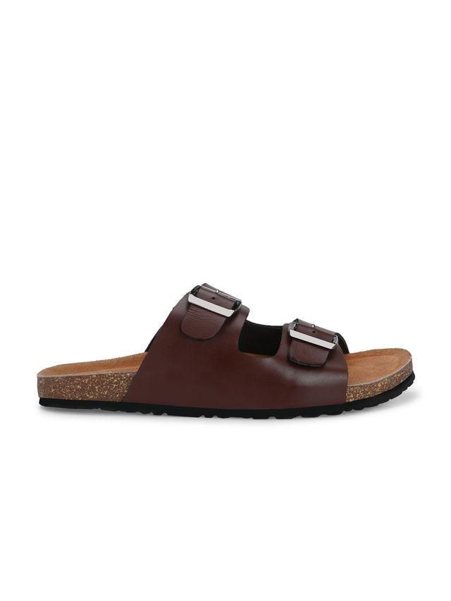 π£ KnightWalkers Men's Arizona Brown Leather Sandals β Timeless Comfort, Classic Style π£