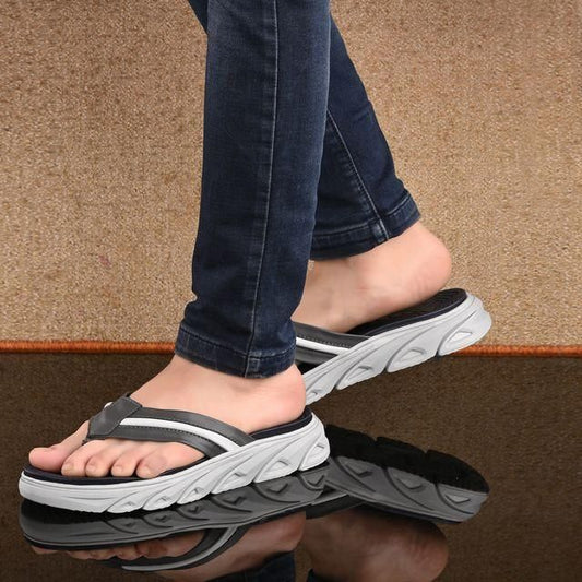 Men's Faux Leather Casual Slippers