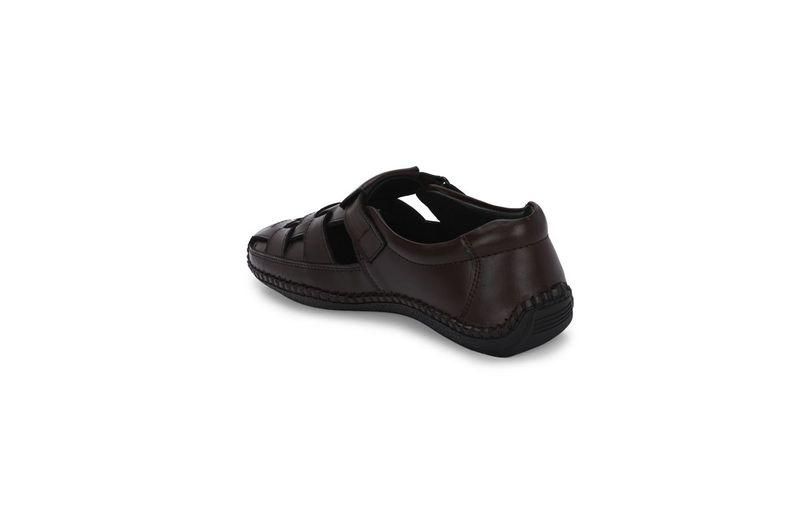 Knight Walkers Mens Dreamers Brown Leather Sandal