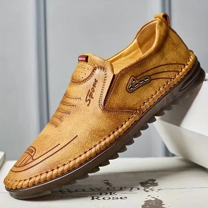 ๐ 2025 Men's Fashion Leather Toad Shoes โ Drive in Style, Walk in Confidence! ๐