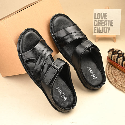 Knight Walkers Men's Classic Leather Sandals