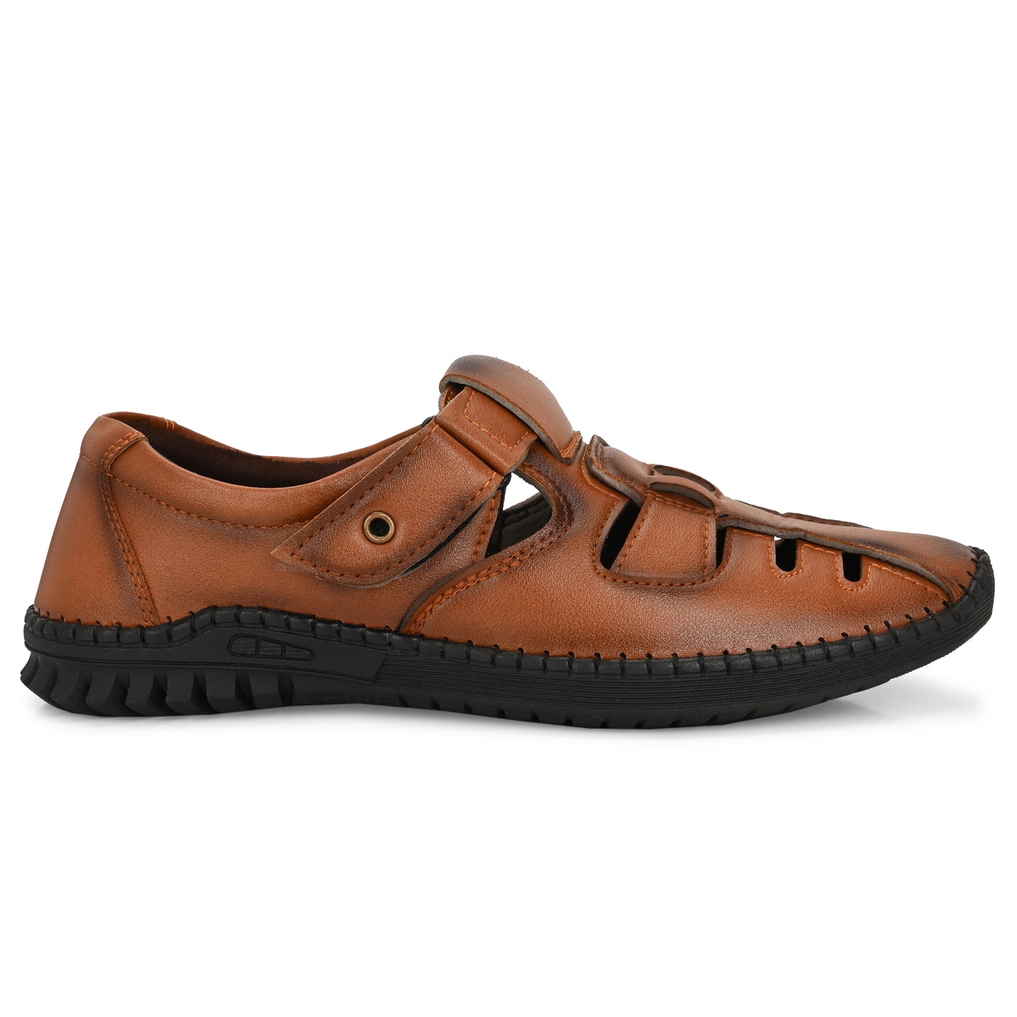 HANDCRAFETD PREMIUM TAN ROMAN SANDALS FOR MEN