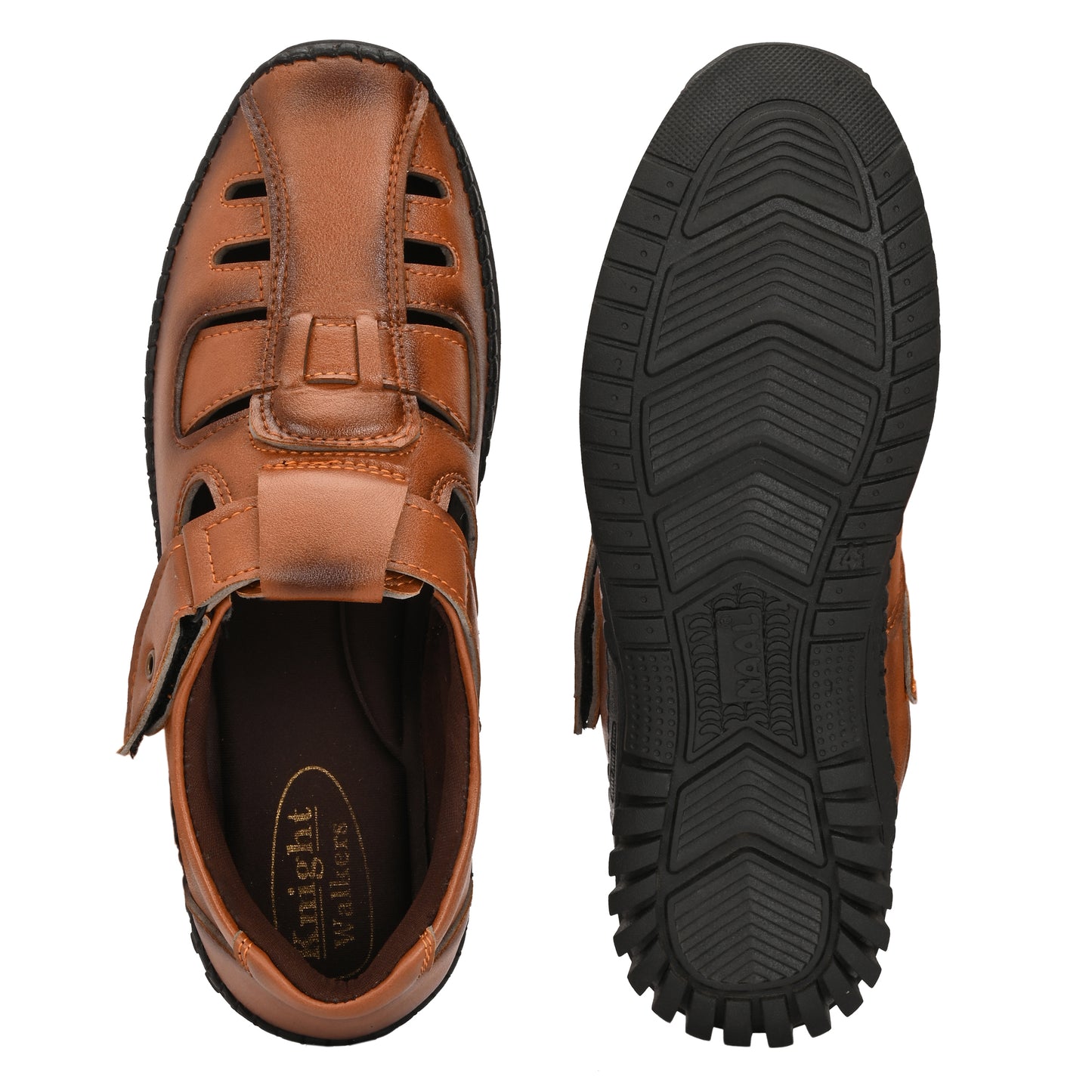 HANDCRAFETD PREMIUM TAN ROMAN SANDALS FOR MEN