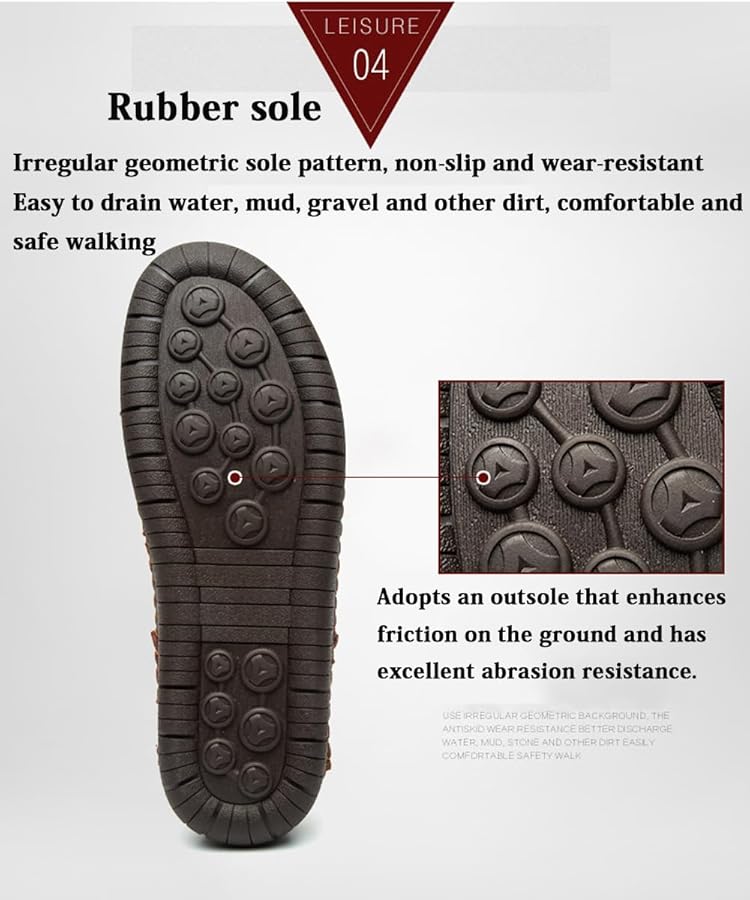 π₯Ώ Hand-Stitched Men's Outdoor Casual Slip-On Loafers π₯Ώ | Knight Walkers