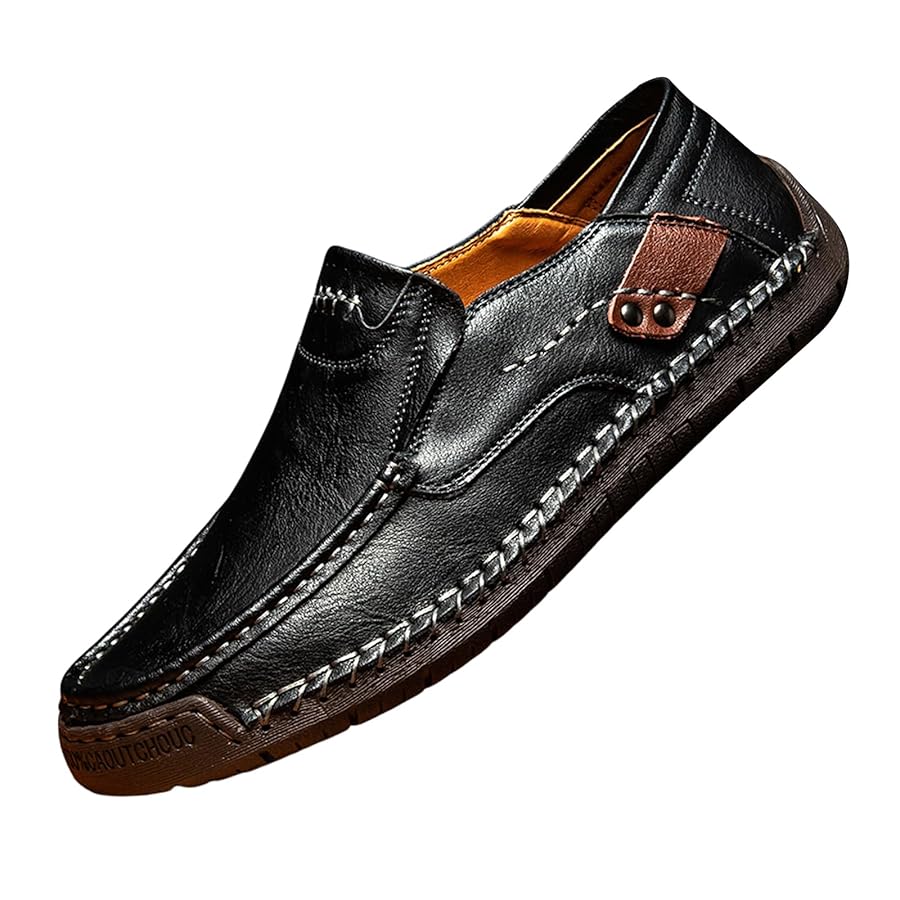 π₯Ώ Hand-Stitched Men's Outdoor Casual Slip-On Loafers π₯Ώ | Knight Walkers