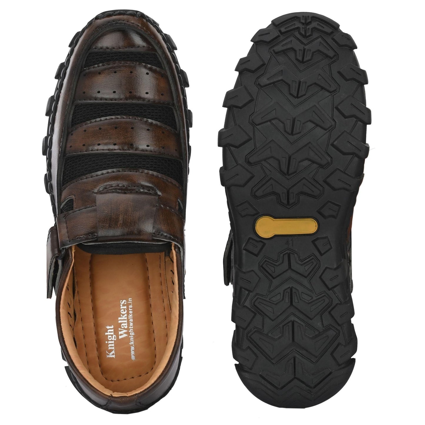 Men's Casual Roman Style Sandals Brown