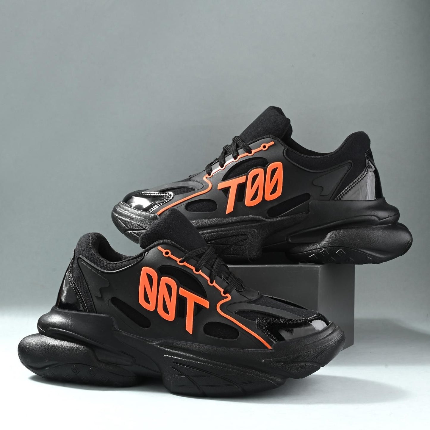KNIGHT WALKERS ORANGE SNEAKERS FOR MEN 6
