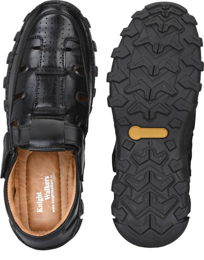KnightWalkers Men sandals Black ART-GBM104 FRANCO
