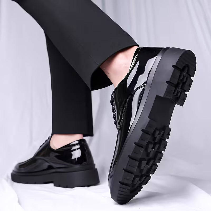 👞 Knight Walkers Patent Luxe Derby Shoes