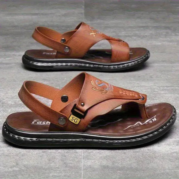 👡 Knight Walkers Men's Lux Signature Sandals
