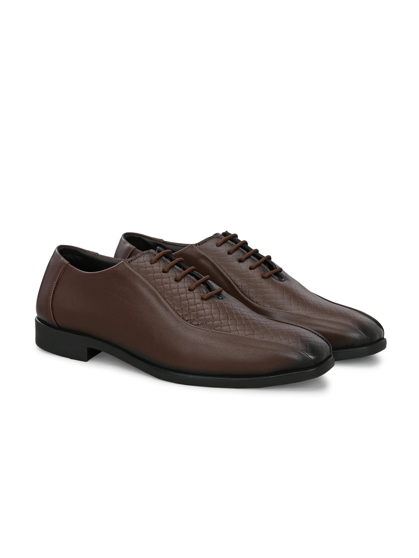 👞 Knight Walkers Luxe Weave Formal Shoes