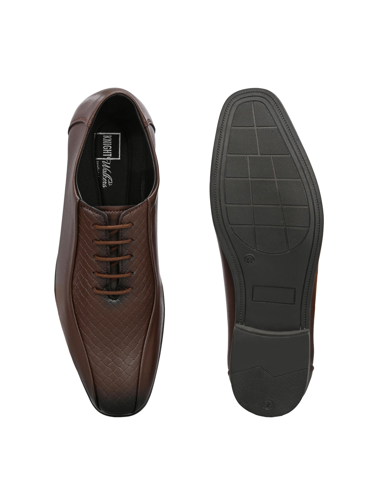 👞 Knight Walkers Luxe Weave Formal Shoes