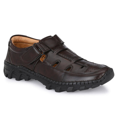Brown Roman Sandals For Men
