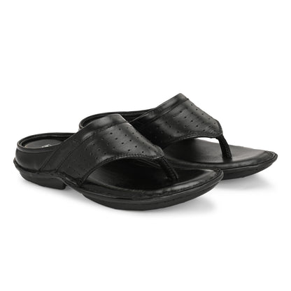 Knight Walkers Men's Premium Leather Toe-Loop Sandals