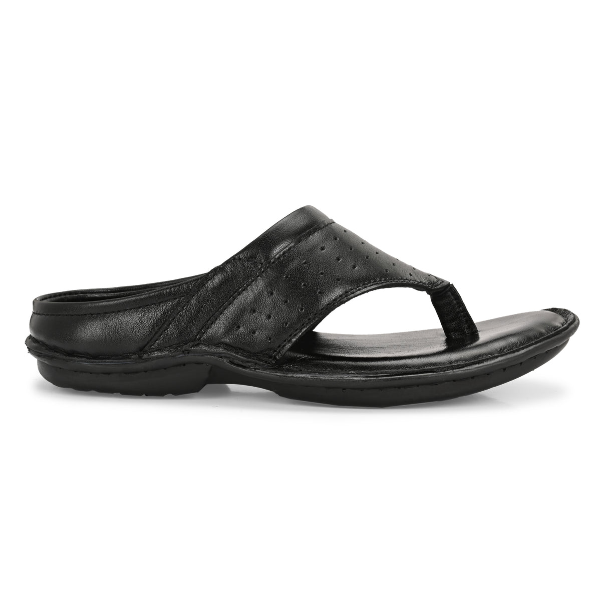 Knight Walkers Men's Premium Leather Toe-Loop Sandals