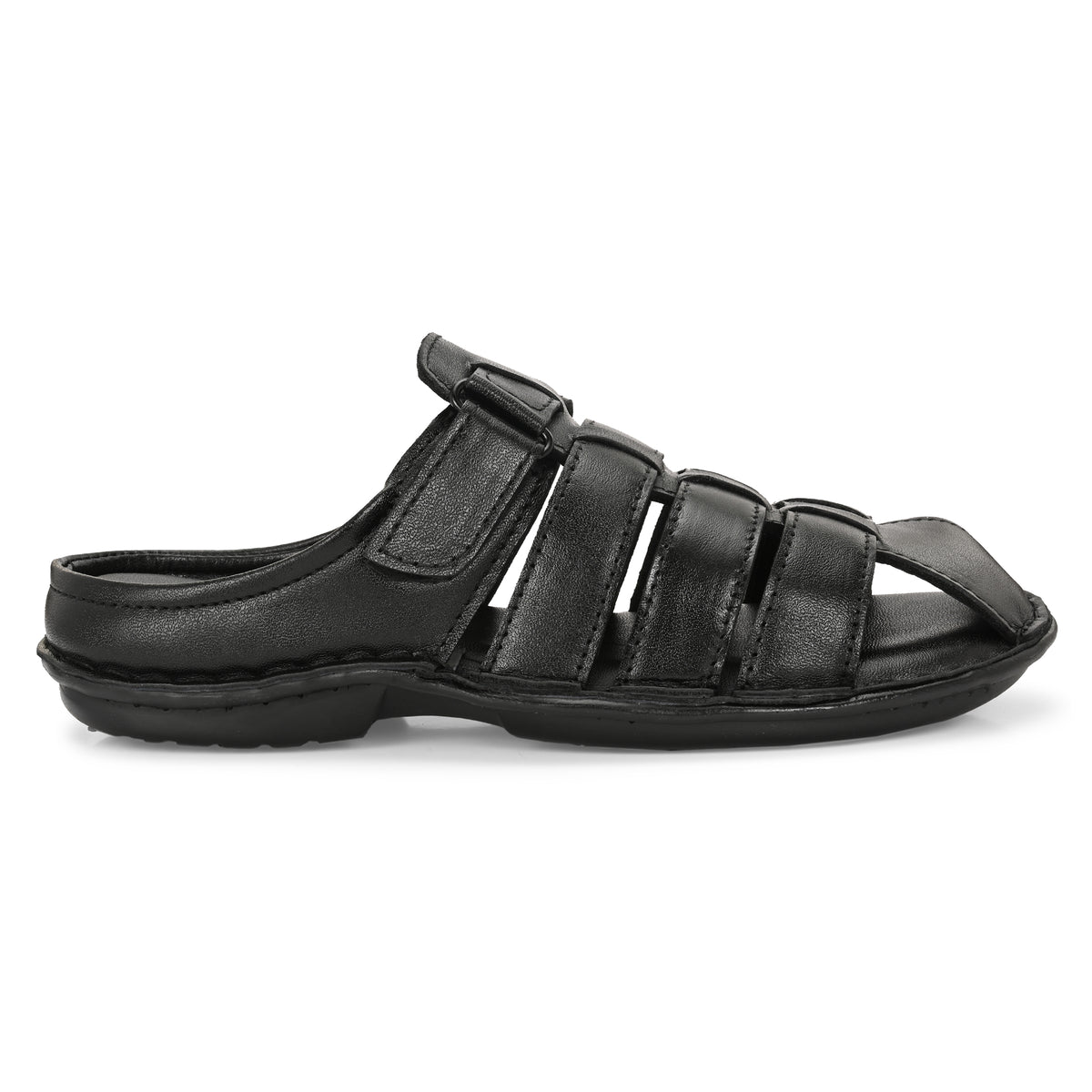 Knight Walkers Men's Premium Leather Slip-On Sandals