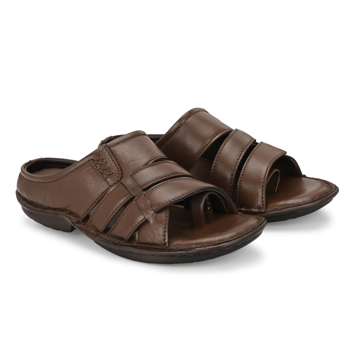 Men's Premium Leather Slip-On Sandals
