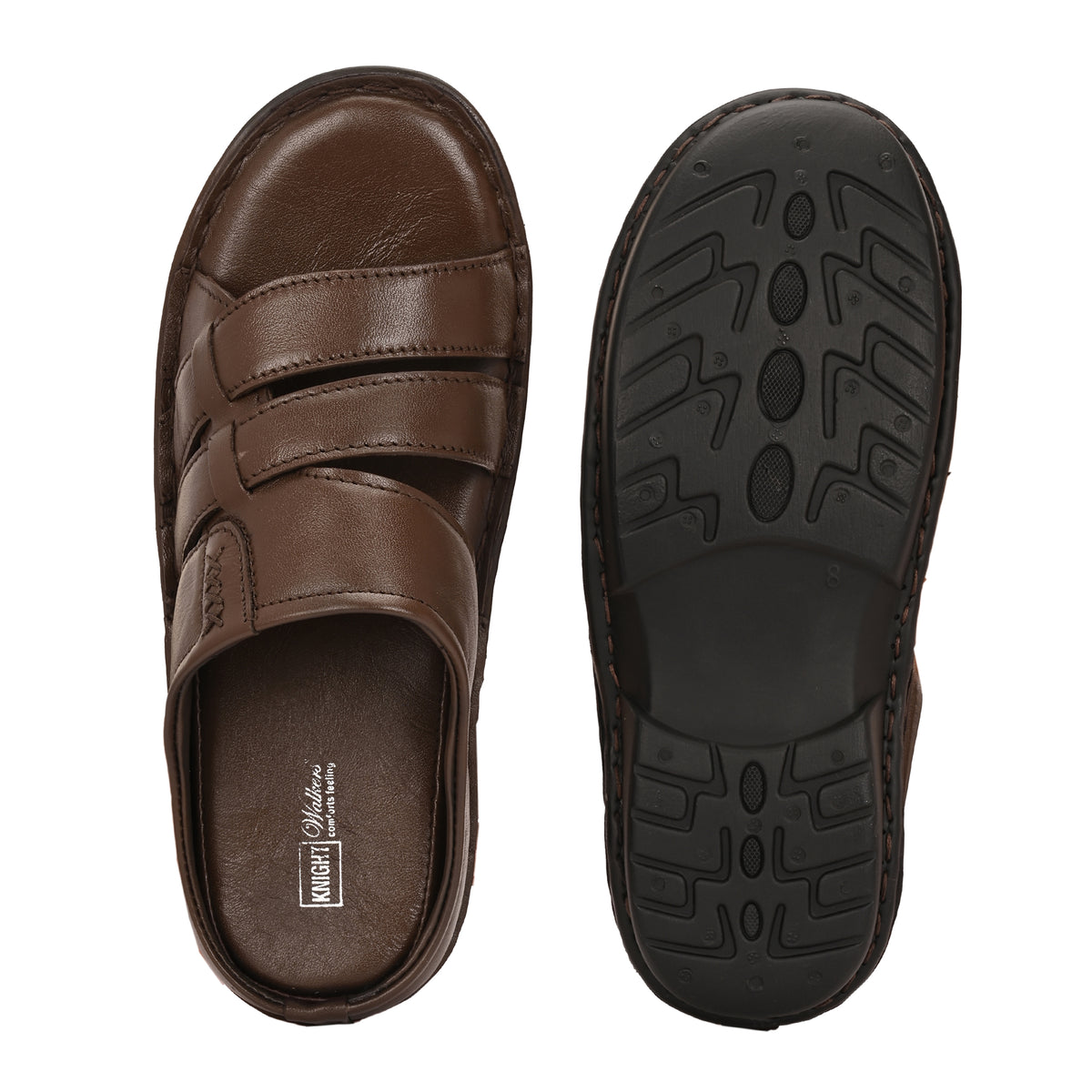 Men's Premium Leather Slip-On Sandals