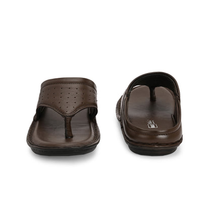 Knight Walkers Men's Premium Leather Toe-Loop Sandals