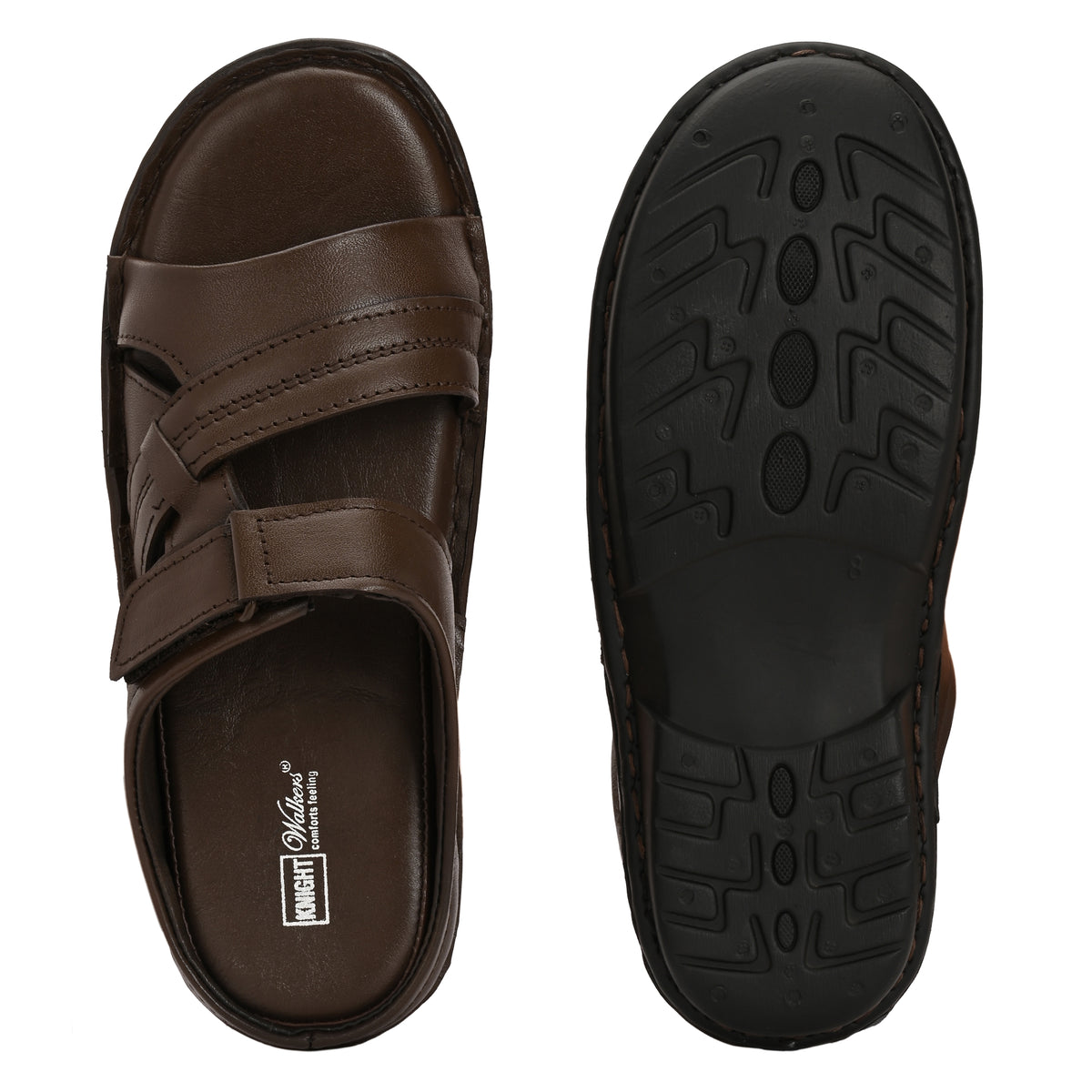 Knight Walkers Men's Classic Leather Sandals