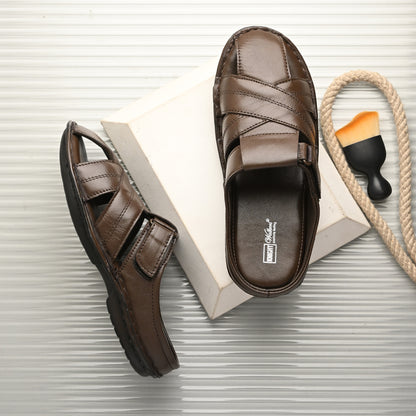 Knight Walkers Men's Premium Leather Sandals