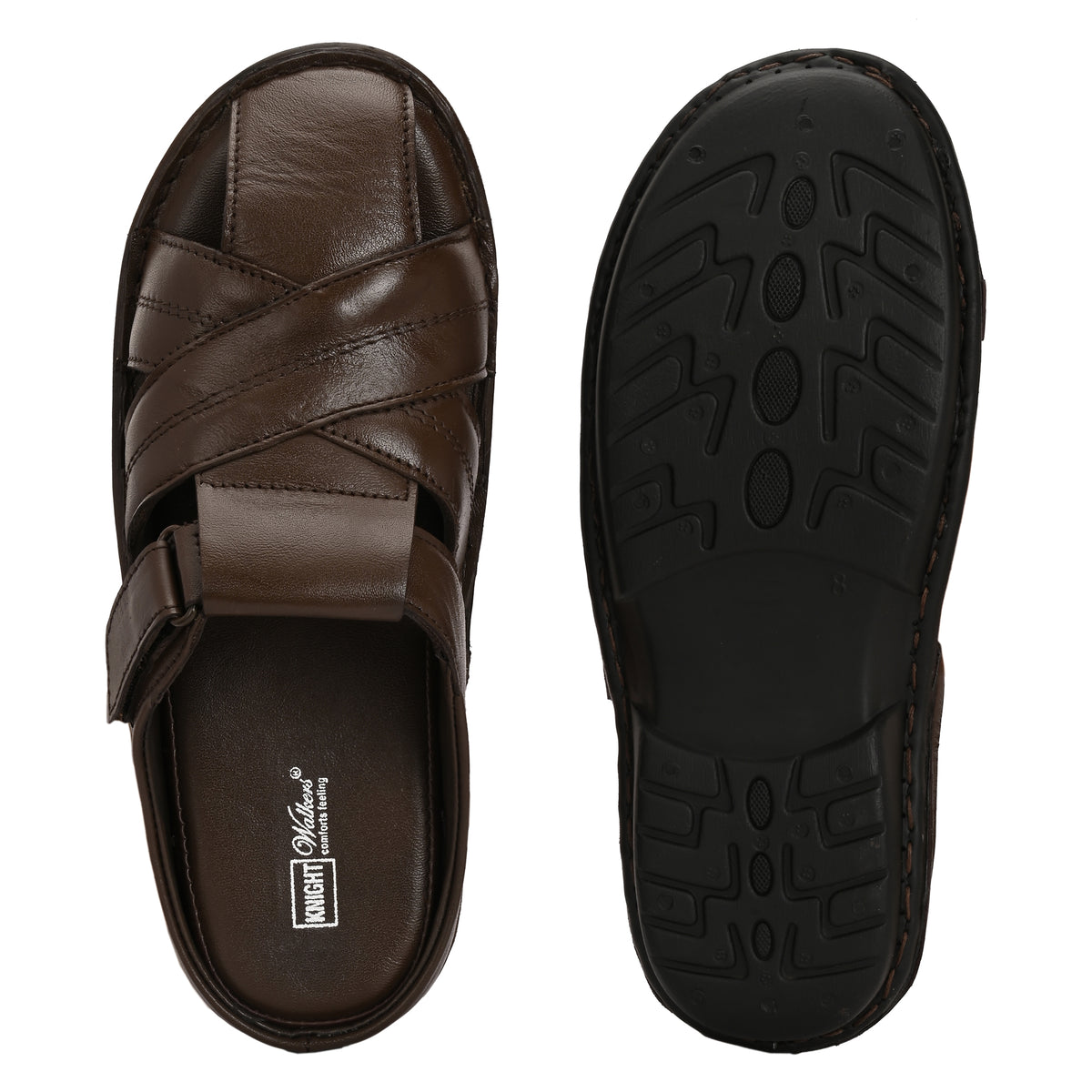 Knight Walkers Men's Premium Leather Sandals