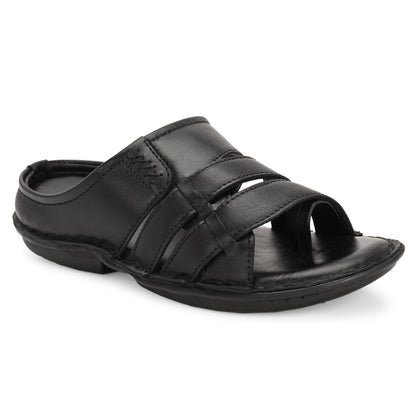 Men's Premium Leather Slip-On Sandals