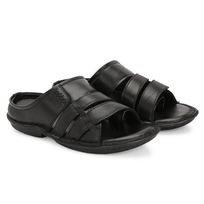 Men's Premium Leather Slip-On Sandals