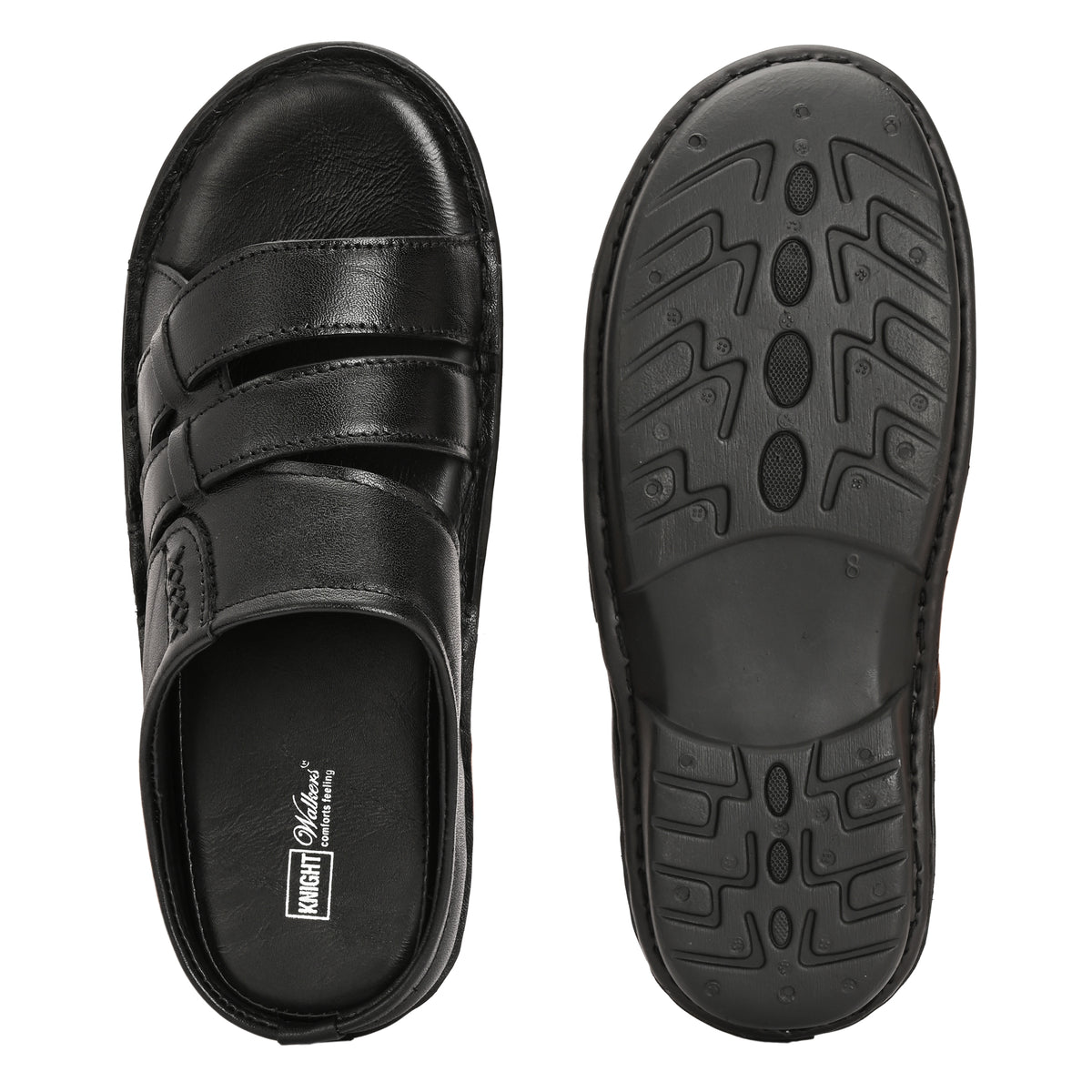 Men's Premium Leather Slip-On Sandals