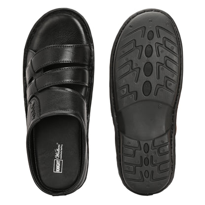Men's Premium Leather Slip-On Sandals