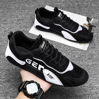 Men's Dailywear Sports Shoes (Black & White)