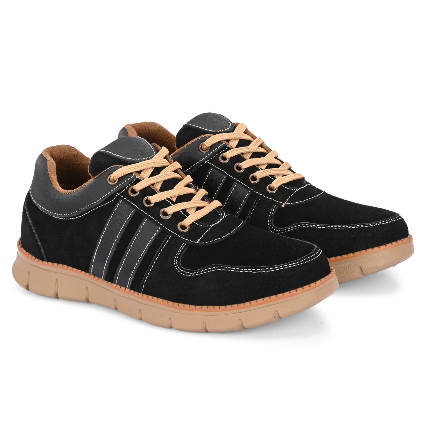 👟 Knight Walkers Men's Casual Suede Leather Luxury Sneakers