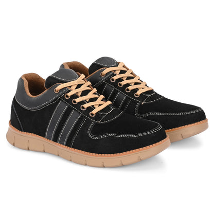 👟 Knight Walkers Men's Casual Suede Leather Luxury Sneakers