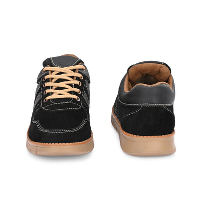 👟 Knight Walkers Men's Casual Suede Leather Luxury Sneakers