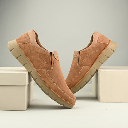 👟 Knight Walkers Men's Casual Suede Leather Ultra Luxury Slip-On Sneakers