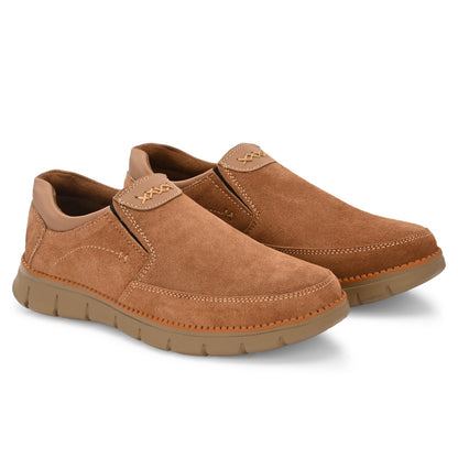 👟 Knight Walkers Men's Casual Suede Leather Ultra Luxury Slip-On Sneakers