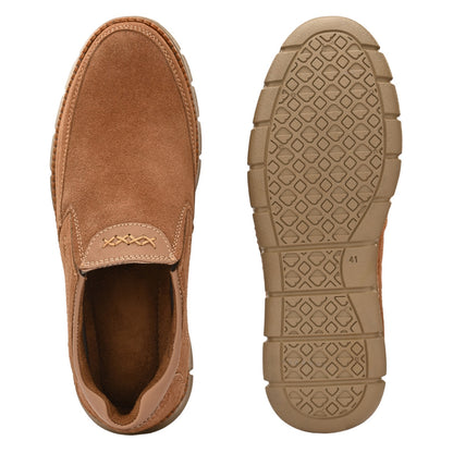 👟 Knight Walkers Men's Casual Suede Leather Ultra Luxury Slip-On Sneakers
