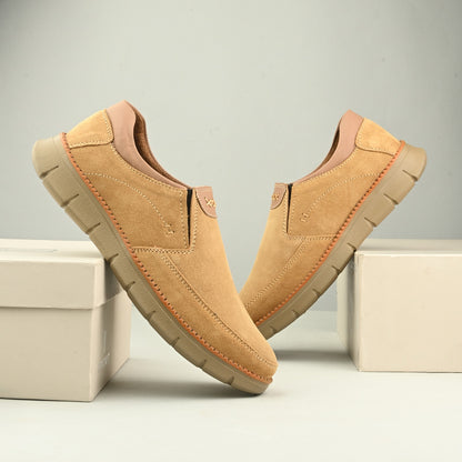 👟 Knight Walkers Men's Casual Suede Leather Ultra Luxury Slip-On Sneakers