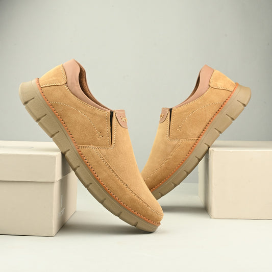 👟 Knight Walkers Men's Casual Suede Leather Ultra Luxury Slip-On Sneakers