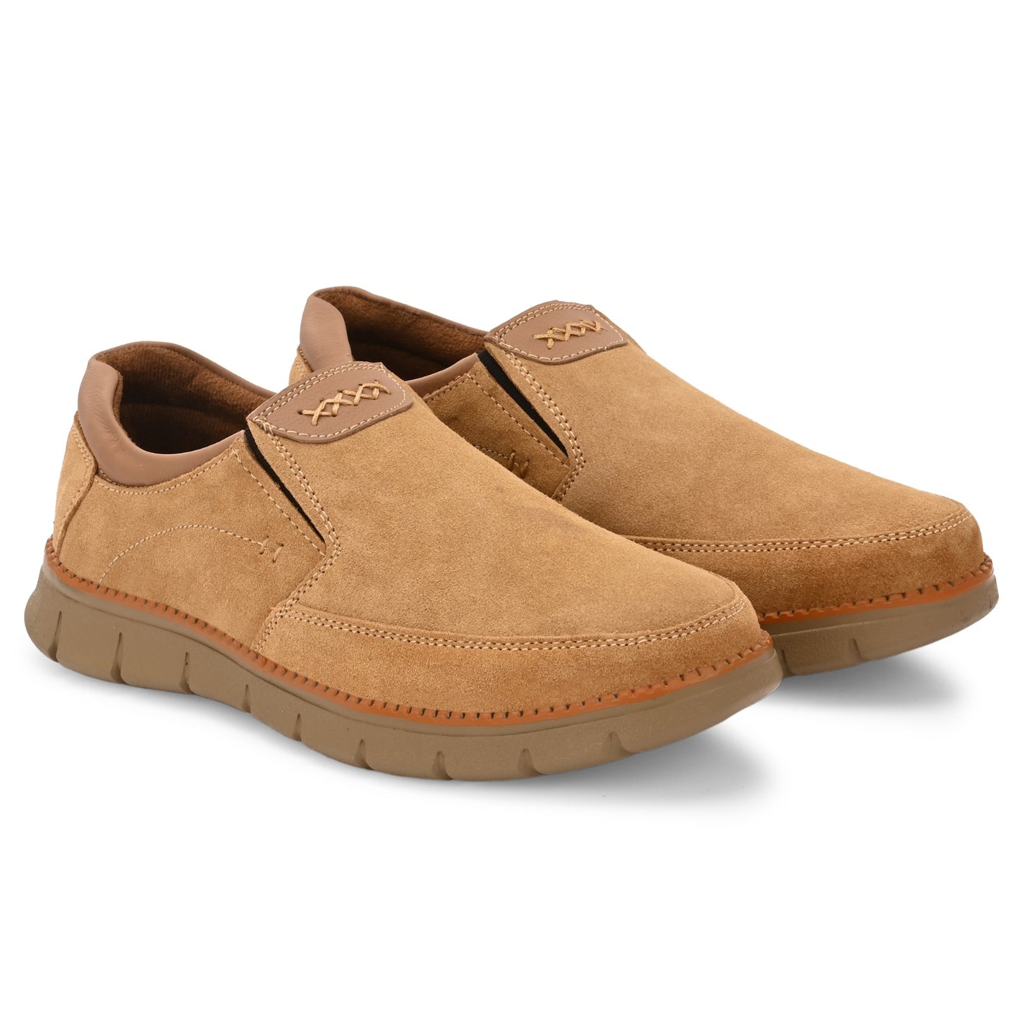 👟 Knight Walkers Men's Casual Suede Leather Ultra Luxury Slip-On Sneakers