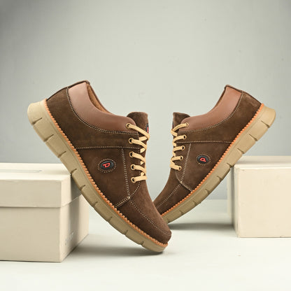 👟 Knight Walkers Men's Casual Suede Leather Ultra Luxury Slip-On Sneakers