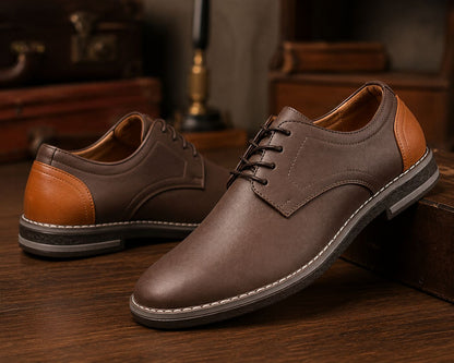👞 Knight Walkers Ultra Lux Men’s Brown Derby Shoes