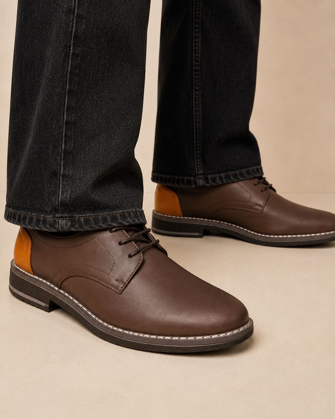 👞 Knight Walkers Ultra Lux Men’s Brown Derby Shoes