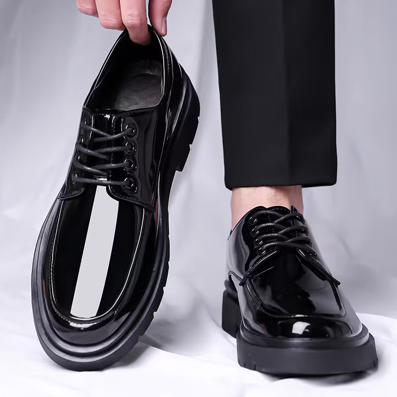 👞 Knight Walkers Patent Luxe Derby Shoes