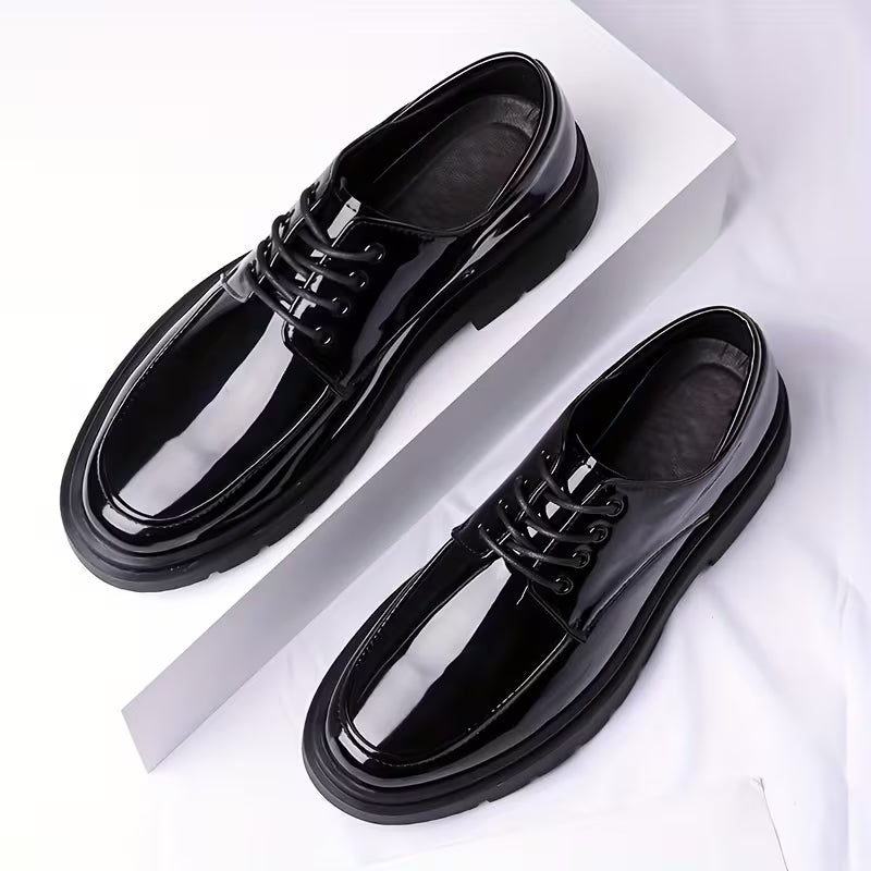 👞 Knight Walkers Patent Luxe Derby Shoes