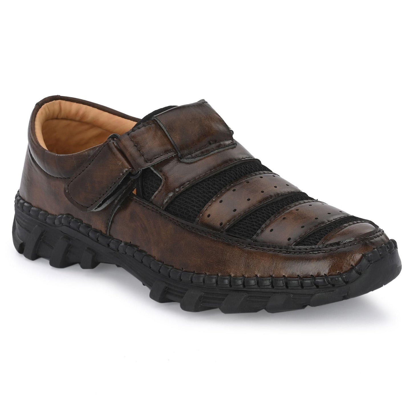 Men's Casual Roman Style Sandals Brown